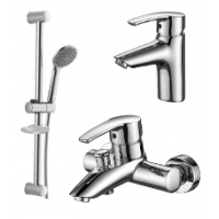 Imprese Horak хром. Набір змішувачів для ванни, 3в1: штанга, душ. 0510170670