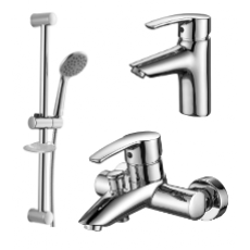 Imprese Horak хром. Набір змішувачів для ванни, 3в1: штанга, душ. 0510170670