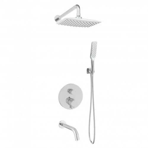 ДУШОВА СИСТЕМА З ТЕРМОСТАТОМ ДЛЯ ВАННОЇ VOLLE SISTEMA P CROMO (1584.091001)