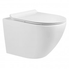 УНІТАЗ ПІДВІСНИЙ VOLLE AMADEUS M RIMLESS 48СМ СИДІННЯ SLIM SLOW-CLOSING (13-06-055M)