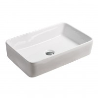 РАКОВИНА НАКЛАДНАЯ НА СТОЛЕШНИЦУ VOLLE 58,5Х37Х12,5СМ, БЕЛЫЙ (13-01-0223)