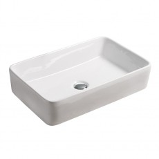 РАКОВИНА НАКЛАДНА НА СТІЛЬНИЦЮ VOLLE 58,5 Х37Х12, 5СМ, БІЛИЙ (13-01-0223)