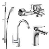 PL набор смесителей 4 в 1 IMPRESE 51003055