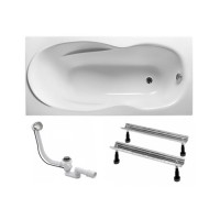 ВАННА АКРИЛОВАЯ KOLLER POOL OLIMPIA 170 + СИФОН + НОЖКИ OLIMPIA170X70+WBW0001+B70CМMA-57