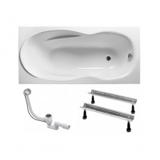 ВАННА АКРИЛОВА KOLLER POOL OLIMPIA 170 + СИФОН + НІЖКИ OLIMPIA170X70+WBW0001+B70CМMA-57