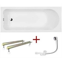 ВАННА АКРИЛОВАЯ KOLLER POOL DAKOTA 160×70 + СИФОН + НОЖКИ DAKOTA160X70+WBW0001+B70CМMA-57