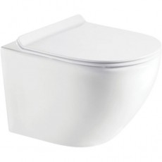 УНІТАЗ ПІДВІСНИЙ KOLLER POOL ROUND RIMLESS RN-0520-RW ІЗ СИДІННЯМ SOFT CLOSE RN-0520-RW