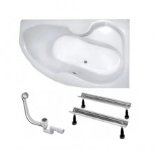 ВАННА АКРИЛОВА KOLLER POOL KARINA 170X110 P + СИФОН + НІЖКИ BTKA170110P+WBW0001+B70CМMA-57