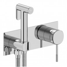 Imprese BRENTA хром. Душ гігієнічний з змішувачем врізним на панелі. ZMK071901122