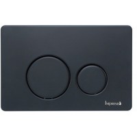 Чорна Змивна кнопка клавіша матова для інсталляції Imprese i7111SB