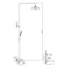 Imprese Bila Desne хром. Душ-колона, змішувач для ванни: 1480/220/110. T-10155