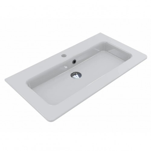 УМИВАЛЬНИК MIRAGGIO ROSTRIKS TRES MIR0002648 БІЛИЙ БЕЗ ОТВОРУ ПІД ЗМІШУВАЧ