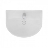 Умивальник STATUS 50см, з переливом, з отвором