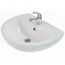 Умивальник FREJA 55 см, з отвором, з переливом
