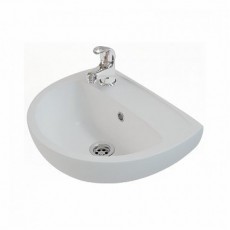 Умивальник FREJA 40 см, з отвором з лівого боку, з переливом
