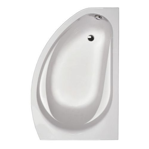 SUPERO Ванная асимметричная 145x85 см, правая, в комплекте с ножками, белая