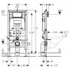 ІНСТАЛЯЦІЯ ДЛЯ УНІТАЗУ GEBERIT DUOFIX H112 111.300.00.5