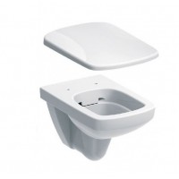 УНІТАЗ ПІДВІСНИЙ GEBERIT SELNOVA SQUARE З КРИШКОЮ, БІЛИЙ (500.275.01.1_500.336.01.1)