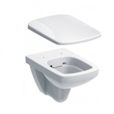 УНІТАЗ ПІДВІСНИЙ GEBERIT SELNOVA SQUARE З КРИШКОЮ, БІЛИЙ (500.275.01.1_500.336.01.1)