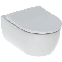 УНІТАЗ ПІДВІСНИЙ GEBERIT ICON RIMFREE З СИДІННЯМ ТА КРИШКОЮ SOFT-CLOSE, БІЛИЙ (500.784.01.1)