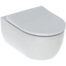 УНІТАЗ ПІДВІСНИЙ GEBERIT ICON RIMFREE З СИДІННЯМ ТА КРИШКОЮ SOFT-CLOSE, БІЛИЙ (500.784.01.1)