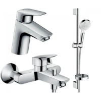НАБОР СМЕСИТЕЛЕЙ HANSGROHE LOGIS 1222019 НАБОР СМЕСИТЕЛЕЙ HANSGROHE LOGIS 1222019