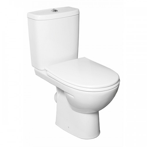 Унітаз-комп.Фрея напольний, кос. 3/6 ниж.під. сид. дюропласт Soft close Click2Clean