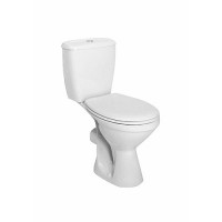 IDOL компакт-підлоговий, з горизонтальним випуском, з нижнім підведенням води, сидіння з кришкою, м'яке в комплекті.