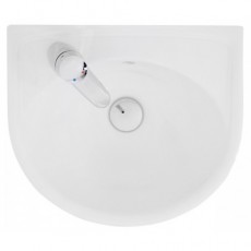 Умивальник STATUS 45см, з переливом, лівий отвір