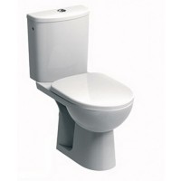 NOVA PRO унитаз-компакт Rimfree: унитаз напольный, г/у, Rimfree, бачок округл. формы, 6/3 л, из дюр. сиденьем Soft Close