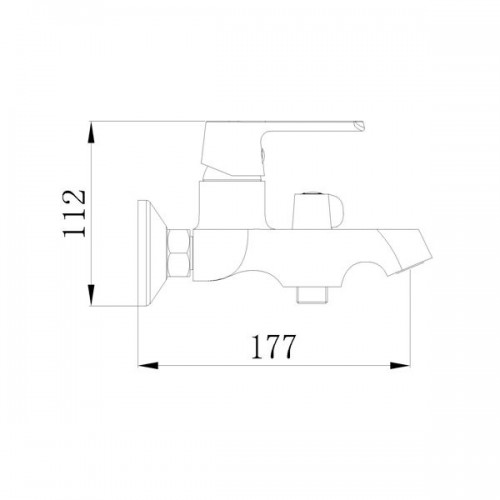 ЗМІШУВАЧ ДЛЯ ВАННИ MIXXEN КОНКОРД MXKL1201