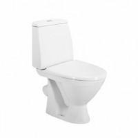 RUNA компакт підлоговий, косий випуск 30º, зливний бачок 3/6 л, нижнє підведення води, сидіння з кришкою Duroplast