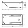 COMFORT Plus Ванна прямокутна 160x80см, з ручками