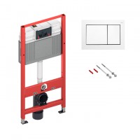 Инсталляция для унитаза TECEbase (3-в-1) + клавиша (белый глянцевый) 9400400 Инсталляция для унитаза TECEbase (3-в-1) + клавиша (белый глянцевый) 9400400
