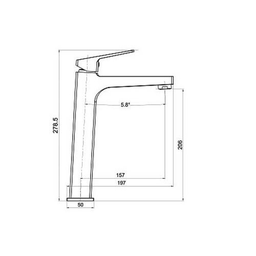 Cмеситель для умывальника KOLLER POOL Neon Cube хром NC0200XL