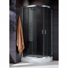 Душова штора Premium Plus Е 120x90 графіт Radaway (30493-01-05N)