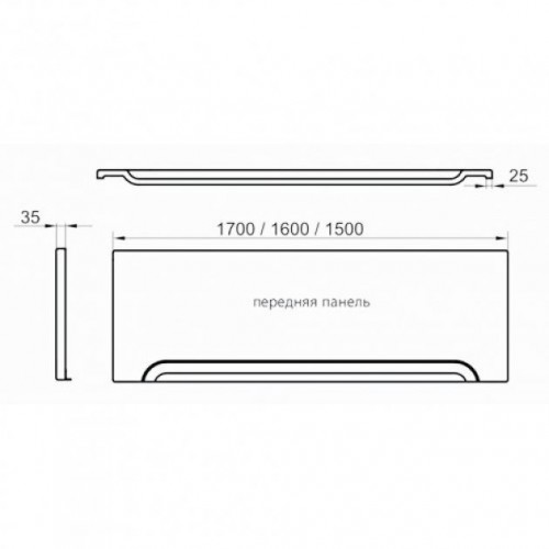 Панель фронтальна U 150 ST