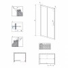Душові двері Premium Plus DWJ 140 фабрік Radaway (33313-01-06N)