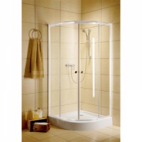 Душова штора Classic 90x90 білий профіль Radaway (30000-04-01) Душова штора Classic 90x90 білий профіль Radaway (30000-04-01)