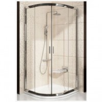 Душевая кабина Ravak XP1CP4-90 R 550 Полир. алюм. Transparent