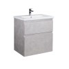 Тумба Палермо 70-U з умивальником ID-70 бетон світлий