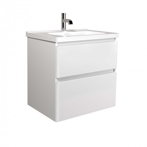 Тумба Сорренто 60-A з умивальником ID-60 біла