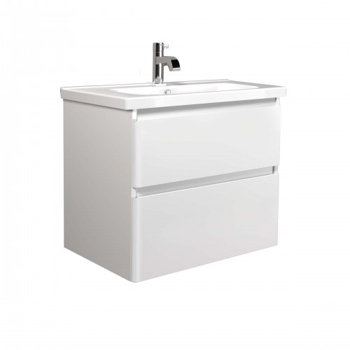 Тумба Сорренто 70-A з умивальником ID-70 біла