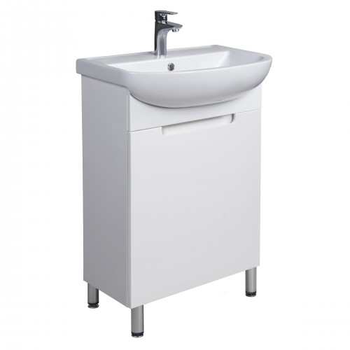 Тумба Тетріс 50 з умивальником Arteco 50 біла