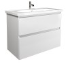 Тумба Палермо 90-U з умивальником ID-90 біла