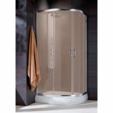 Душова штора Premium Plus Е 100x80 коричнева Radaway (30491-01-08N)