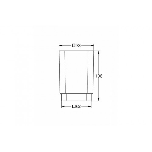Стакан для ванной GROHE SELECTION CUBE 40783000 Стакан для ванной GROHE SELECTION CUBE 40783000