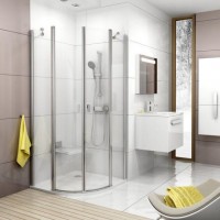 Душевая кабина Ravak CSKK4-80 Белый Transparent