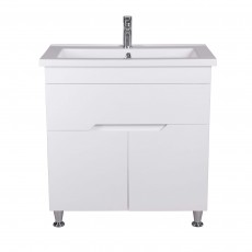 Тумба Форсаж 80 з умивальником Cosmopolitan 80 білий