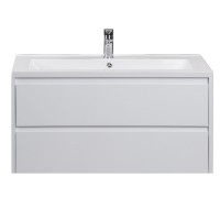 Тумба Marko 100-A з умивальником Cosmopolitan 100 біла